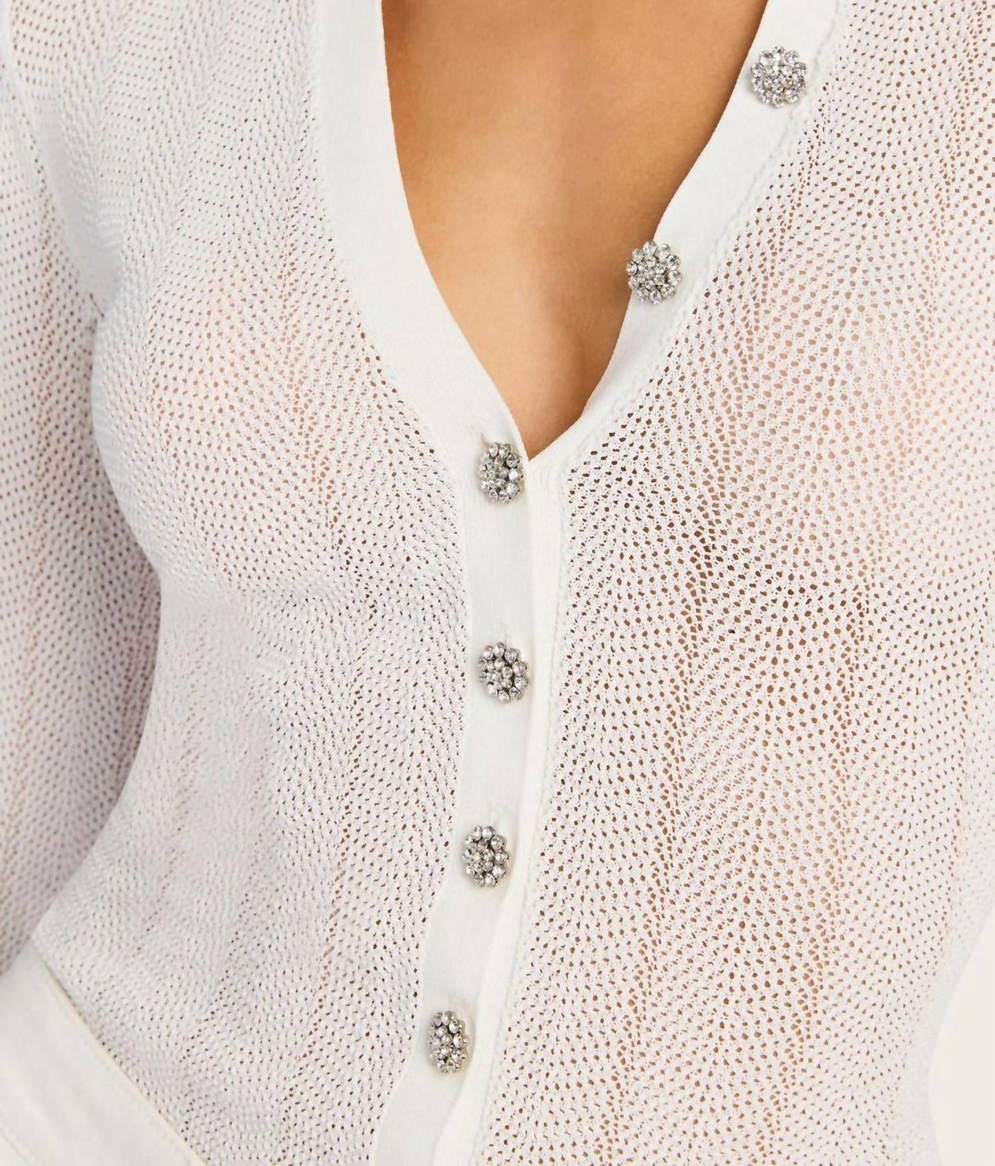 Generation Love - Megan Pointelle Cardigan