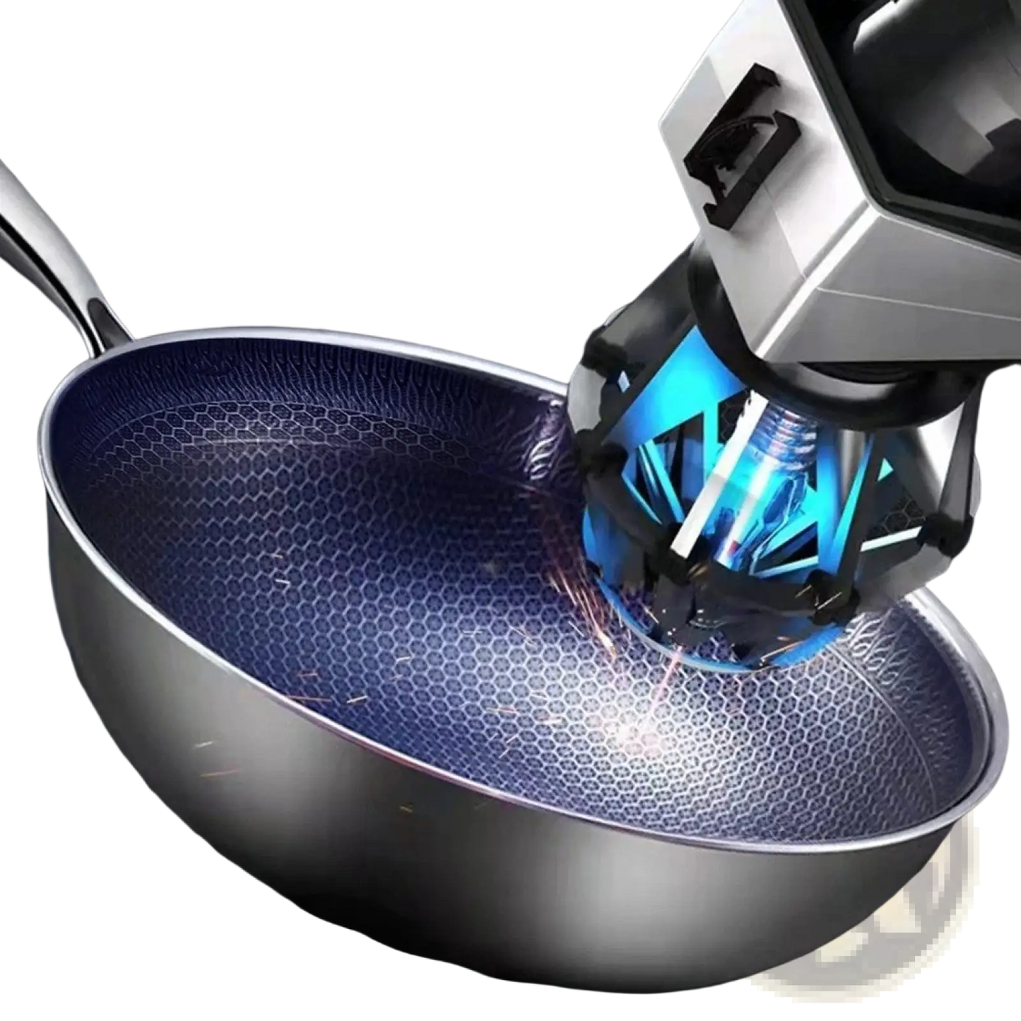 30cm Stainless Steel Hex Non Stick Induction Frying Pan