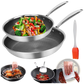 30cm Stainless Steel Hex Non Stick Induction Frying Pan
