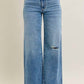 Judy Blue - Tucker Vintage Wash Wide Leg Jean
