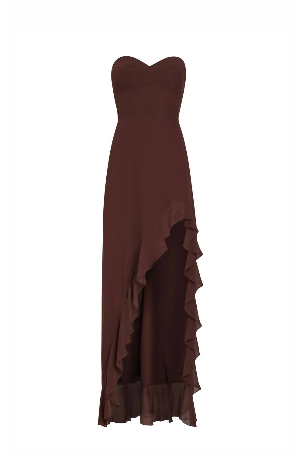 Amanda Uprichard - Eden Soft V-neck Gown