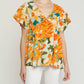 Entro - Printed Babydoll Top