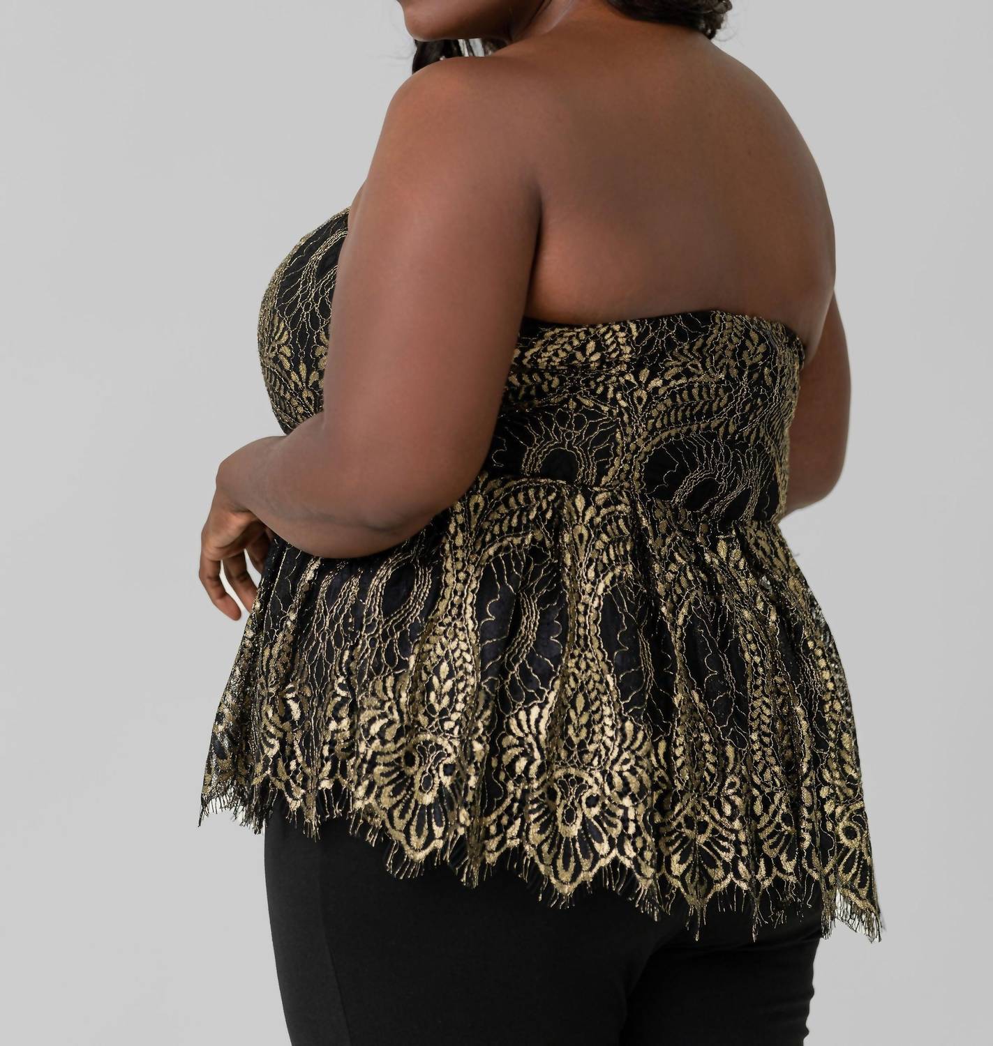 Marée Pour Toi - Lace Bustier Top