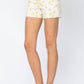 Judy Blue - Flower Print Mid-Rise Shorts