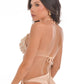 Steffany Milano - Sequined Swimsuit with Chains and Embellishments