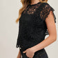 Bluivy - Lace Knitted Sleeveless Crochet Top