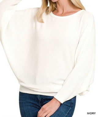 Zenana - Cala Drop Shoulder Sweater