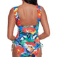 Ralph Lauren - Shirred Plunge-neck One Piece Swimsuit
