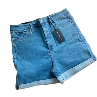 Risen - Women's High Rise Rolled Up Shorts - Plus