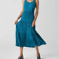 Eileen Fisher - CRUSHED SILK TIERED DRESS