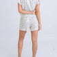 Karlie - Vintage Floral Gauze V-neck Top