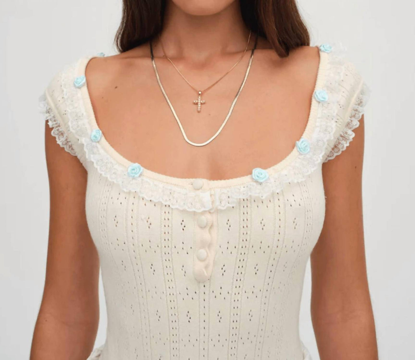 For Love & Lemons - Daniela Knit Bodysuit