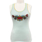 Paparazzi - Sleeveless Top With Embroidery & Beaded Works