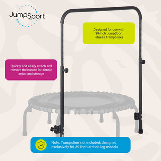 JumpSport Handle Bar Accessory for 39" Straight/Arched Leg Fitness Trampolines