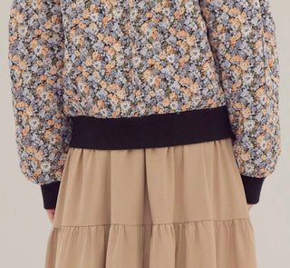 Entro - Floral Bomber Jacket