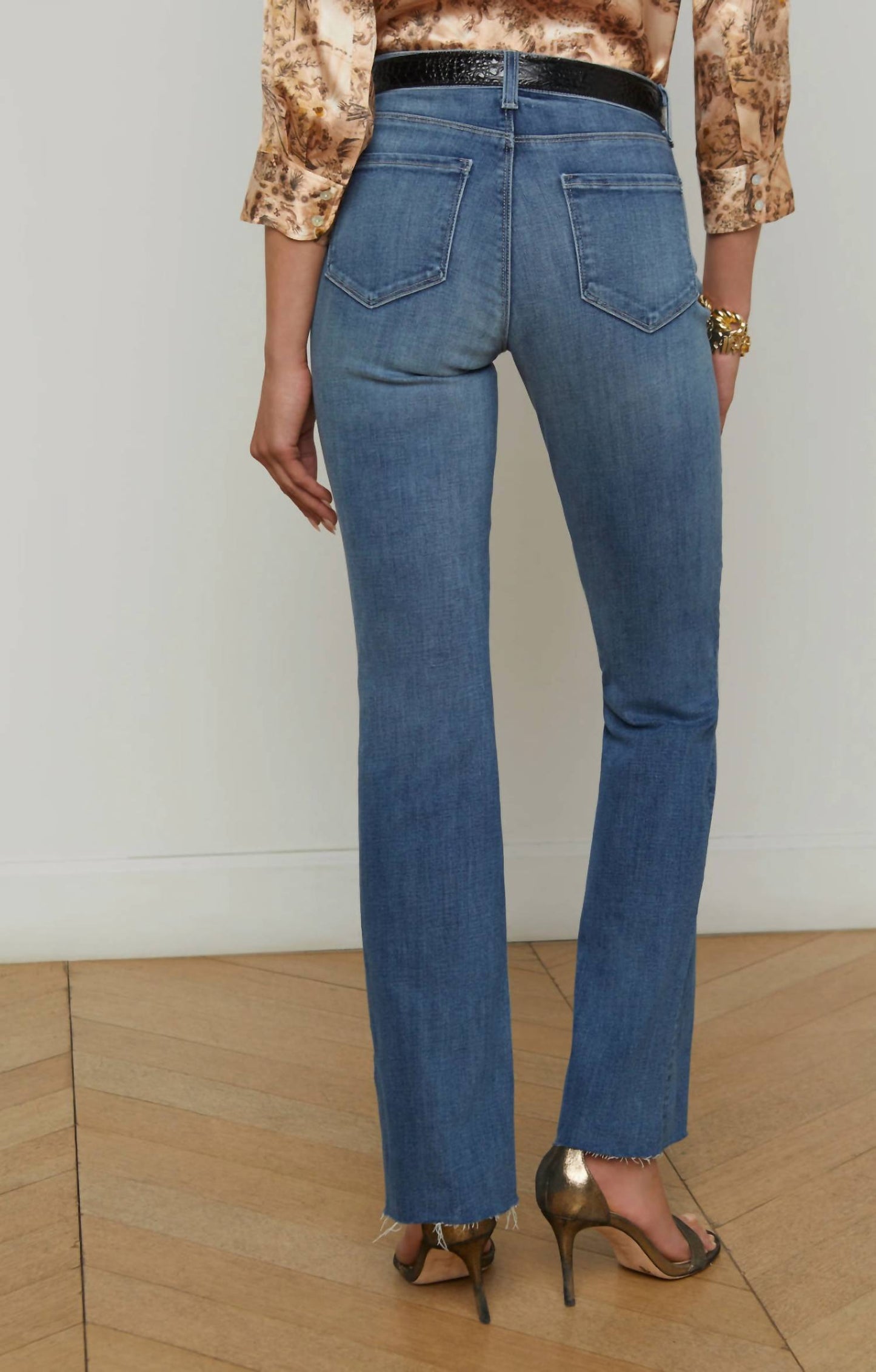 L'Agence - Sneeki Low Rise Straight Leg Jean