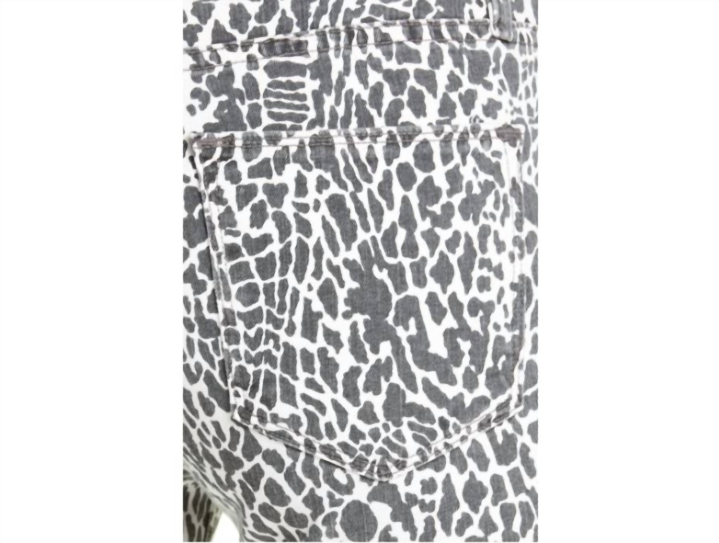 Frame - Frame Denim Le Skinny Jeans Noir Multi Animal Print Denim