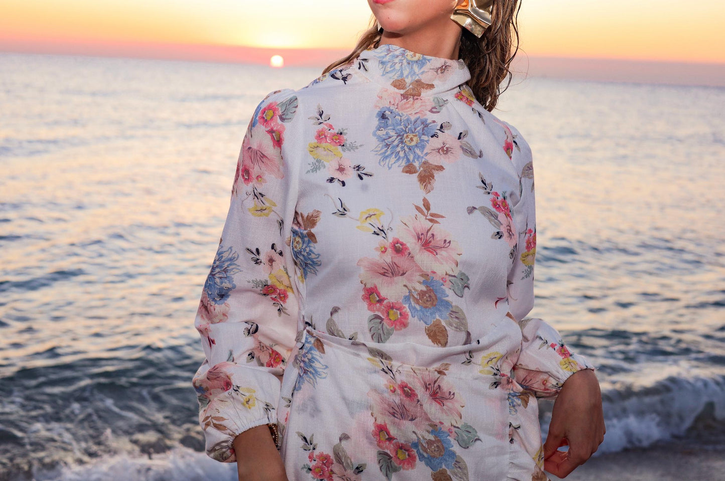 Esteem Couture - Blair Longsleeve Wrap Dress