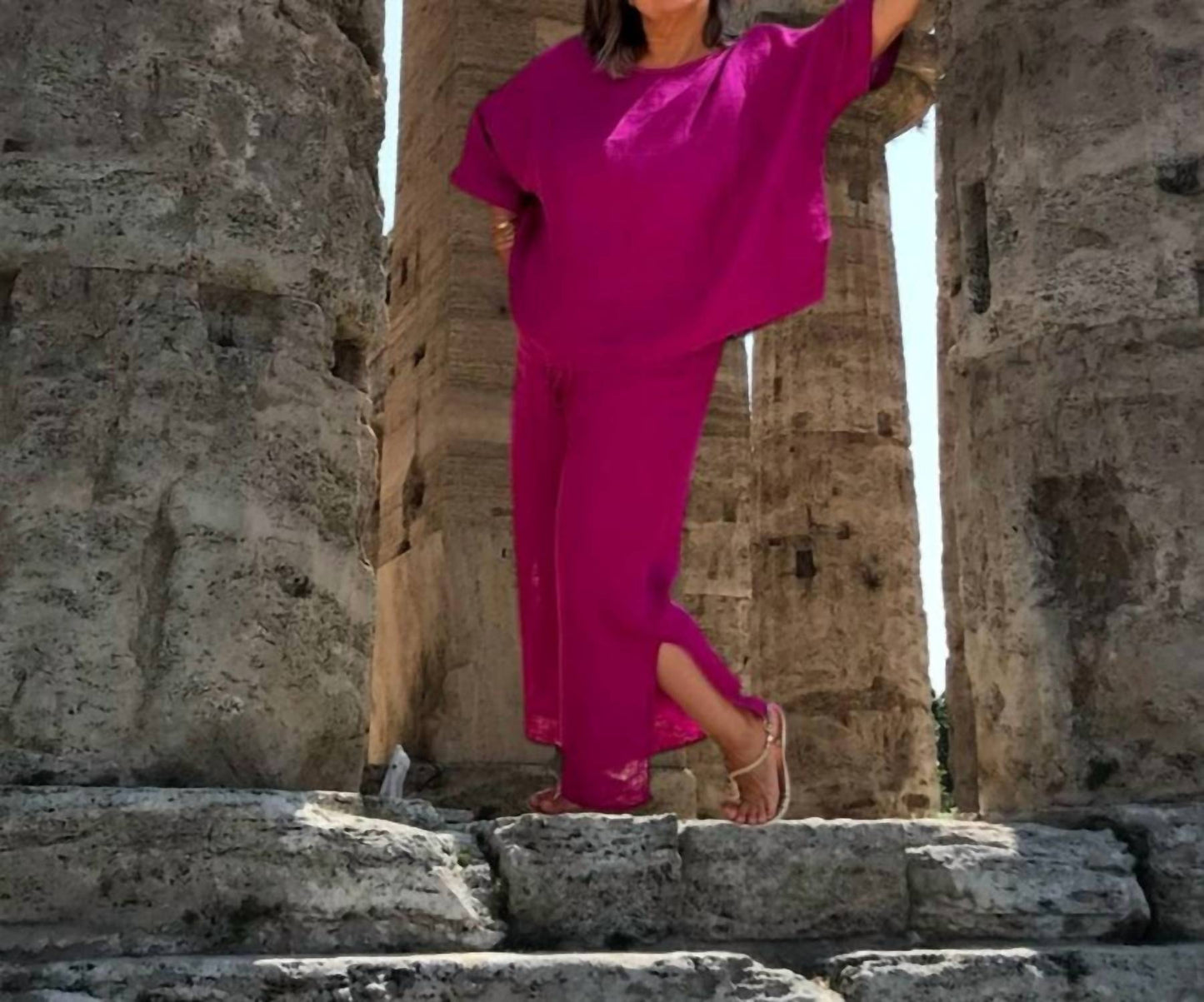 Gigi Moda - Lucia Linen Blouse