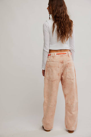 Free People - Moxie Railroad Low-Slung Jeans