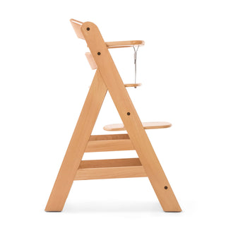 hauck Alpha+ Grow Along Adjustable Wooden Highchair Seat, Beechwood, Natural