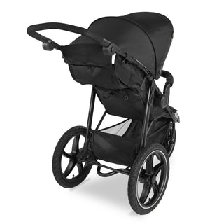 hauck Runner 2 Compact Foldable Tricycle Jogger Buggy Stroller Pushchair, Black