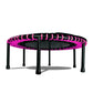 LEAPS & REBOUNDS 48" Mini Fitness Trampoline & Rebounder Gym Equipment, Pink