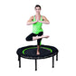LEAPS & REBOUNDS 40" Mini Fitness Trampoline & Rebounder Gym Equipment, Green