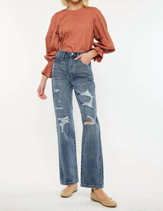 Kancan - Stephanie Ultra High Rise 90's Boyfriend Jeans