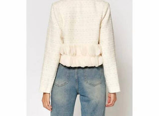 Lalavon - Petal Tweed Crop Jacket
