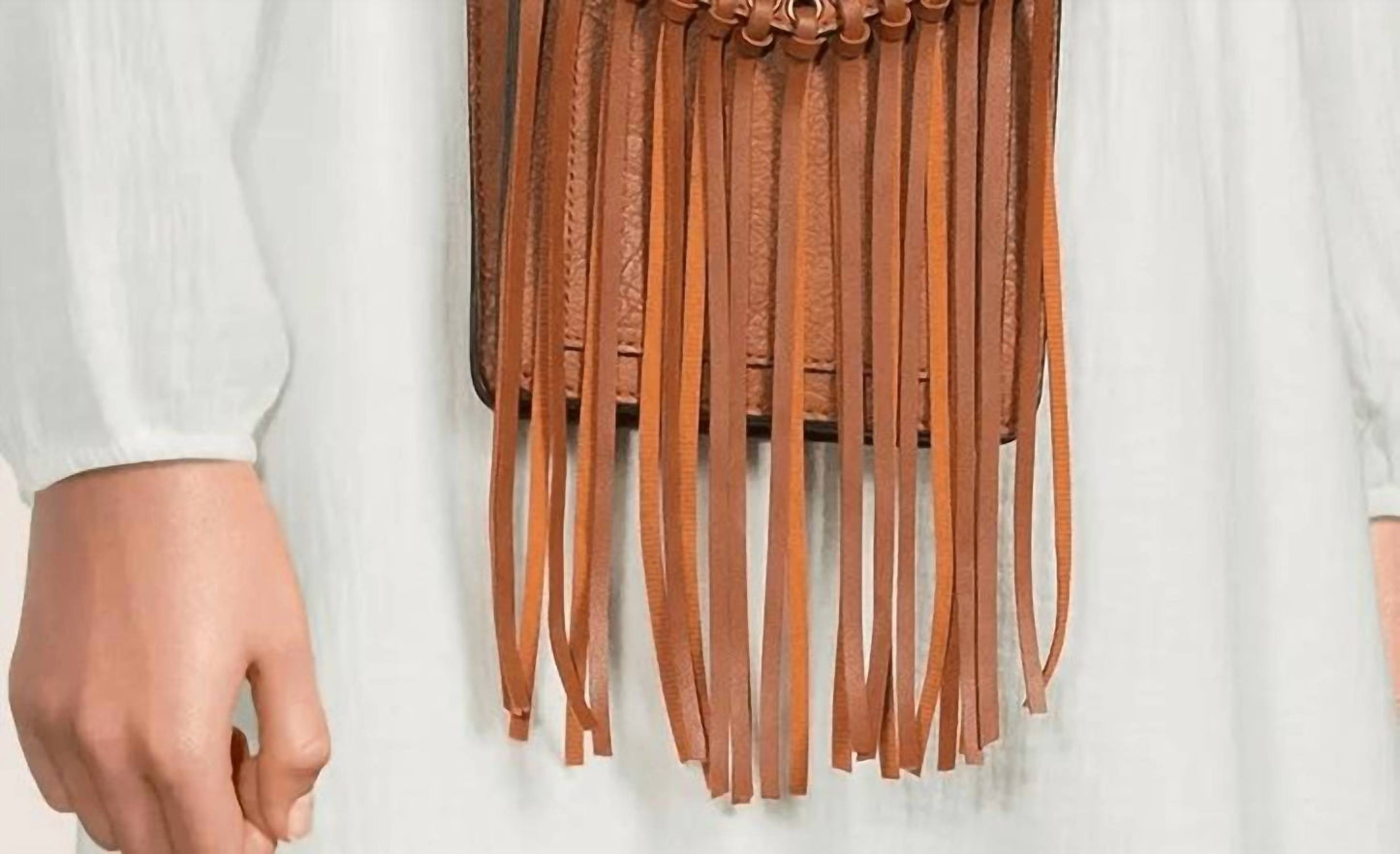 Ampere Creations - Women's Scarlet Fringe Phonecase Crossbody Bag