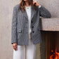 Karen Kane - Houndstooth Blazer