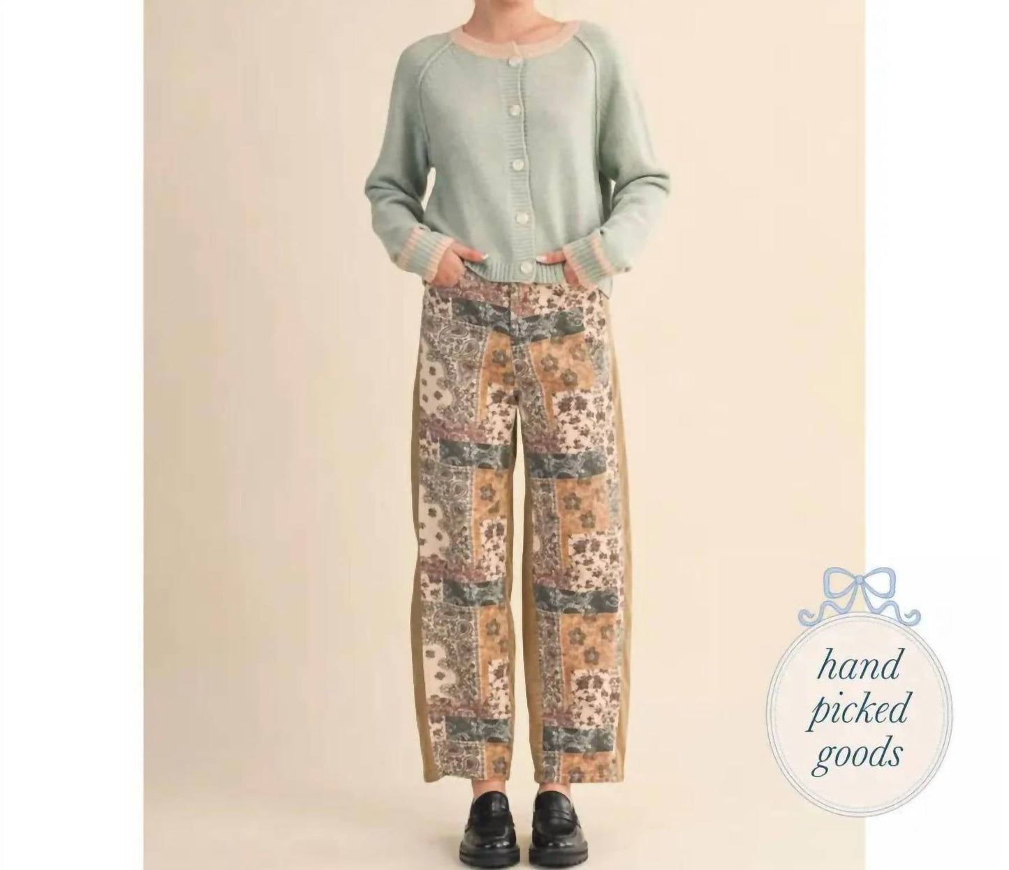 &Merci - Women's Two Tone Cardigan