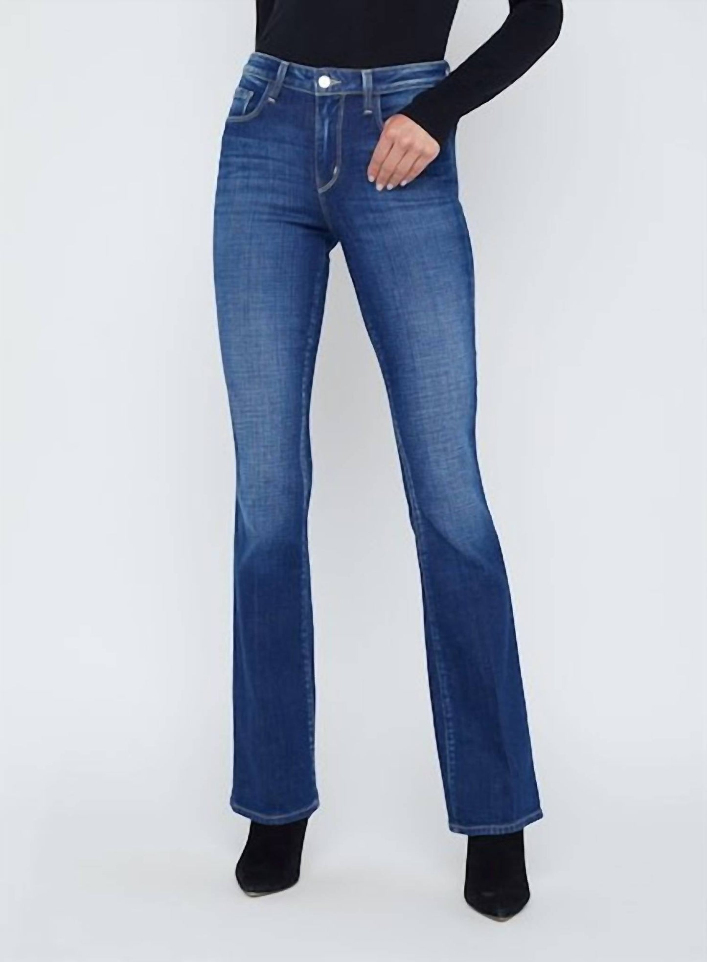 L'Agence - Selma High Rise Sleek Baby Boot