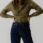 Cissa - Fitted Paper Cotton Solids Shirt
