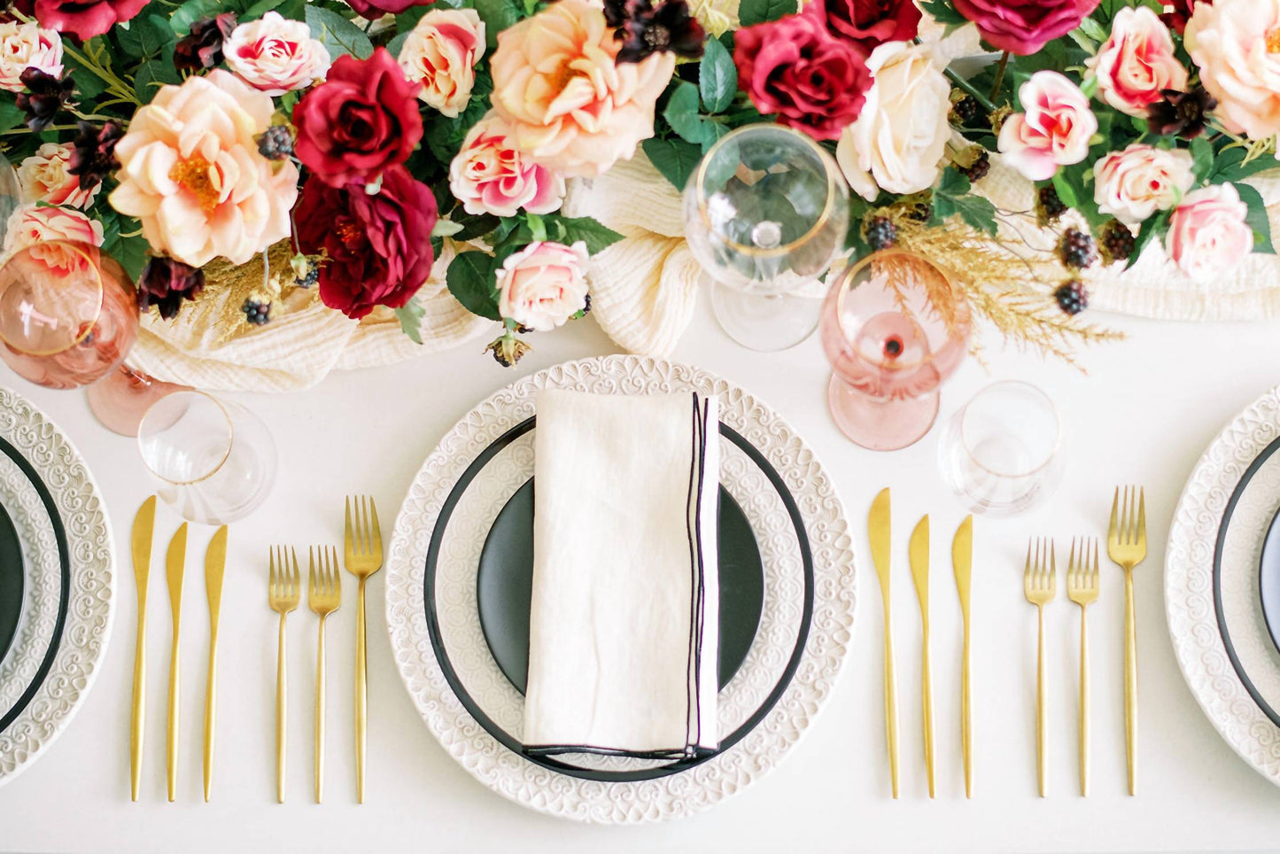 Borrowed Blu - Stone Washed Linen Napkins Set Of 4