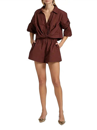 A.L.C. - Nate Relaxed Fit Cotton Shorts