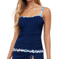 Profile By Gottex - D-Cup Scoop Neck Shirred Underwire Tankini Top