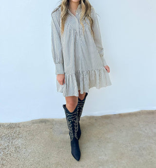 Entro - Don't Hold Back Striped Dress