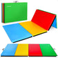 BalanceFrom Fitness 120 x 48" All Purpose Folding Gymnastics Exercise Mat, Multi