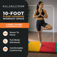 BalanceFrom Fitness 120 x 48" All Purpose Folding Gymnastics Exercise Mat, Multi