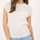Blu Pepper - Eyelet Sweater Knit Top