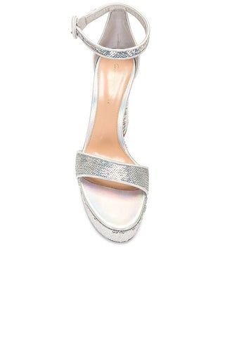 Gianvito Rossi - Women's Sequin Embellished Platform Sandal 70