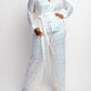 The Curve La - Plus Size Sequins Shirt And Wide-leg Pants Set