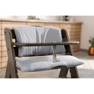 hauck High Chair Pad Deluxe Cushion for Alpha+ and Beta+ Wooden Highchair, Grey