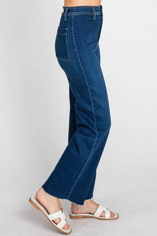 Letter To Juliet - Bianca High Rise A-line Wide Leg Jean