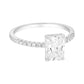 Allyanna Gifts - Women's Emerald Cut Moissanite Ring