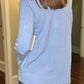 Multiples - Cornflower Open Front Cardigan