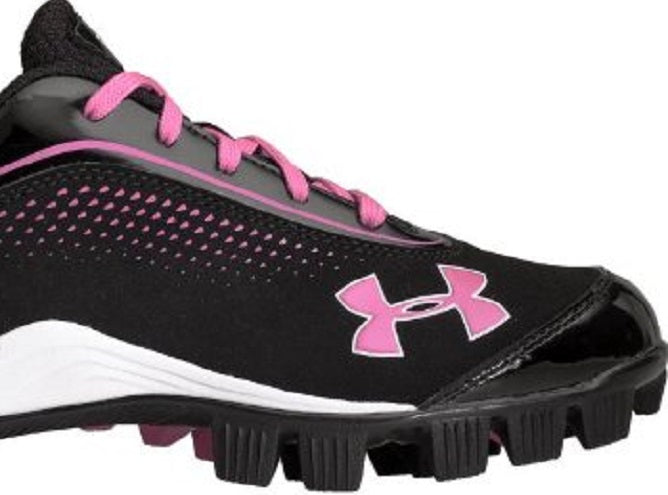 Under Armour Girl'S Leadoff Iv Low Jr. Shoes Black Size 5Y B(M) Us