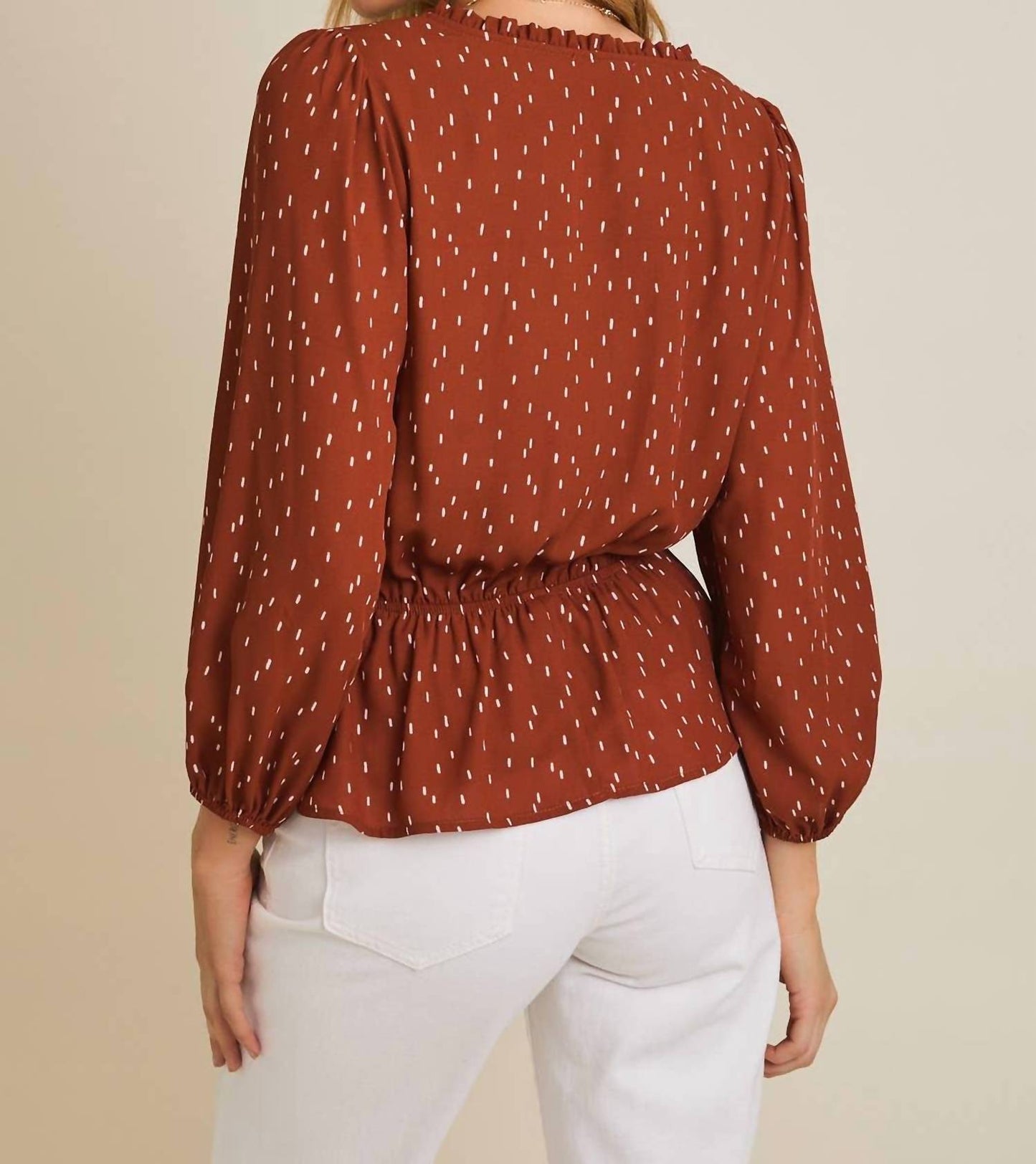 Gilli - V-neck Button-up Long Sleeve Shirt